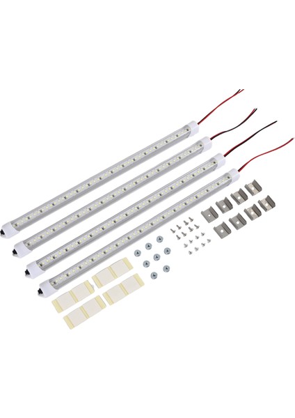 12V Iç Mekan LED Işık Çubuğu 48 LED Şerit Işık, Anahtar ve Mıknatıslar, 6500K Beyaz Işık, Abd Fişli Araba, Van, Karavan Için (Yurt Dışından) modelleri