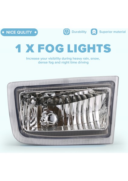 Araba Ön Sağ Tampon Sis Farları Montaj Toyota Land Cruiser Prado 90 FJ90 3400 1996-2003 (Yurt Dışından)