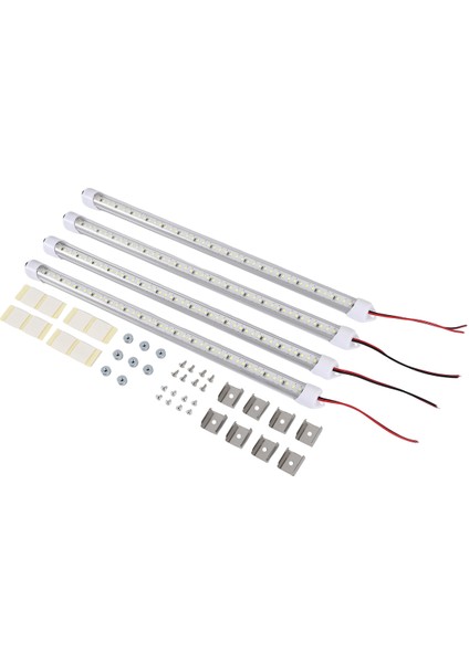 12V Iç Mekan LED Işık Çubuğu 48 LED Şerit Işık, Anahtar ve Mıknatıslar, 6500K Beyaz Işık, Abd Fişli Araba, Van, Karavan Için (Yurt Dışından) fırsatları