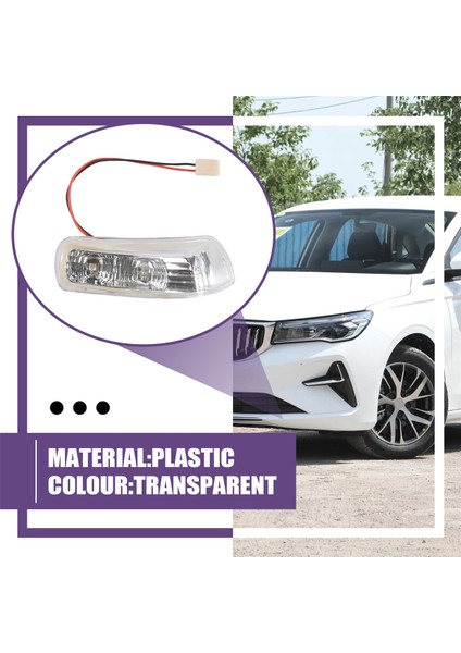 Geely Emgrand 7 Ec7 EC715 EC718 Yan Ayna Sinyal Lambası Için 1 Çift LED Dikiz Aynası Işığı Kapı Kanat Aynası Dönüş Sinyali (Yurt Dışından) indirimleri