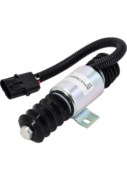 Volvo Tekerlekli Yükleyici L120B L120C L150 L150C L180 L90B L90C L180C Için 24V Durdurma Solenoidi Alev Söndürme Solenoid Valfi 11033954 (Yurt Dışından)