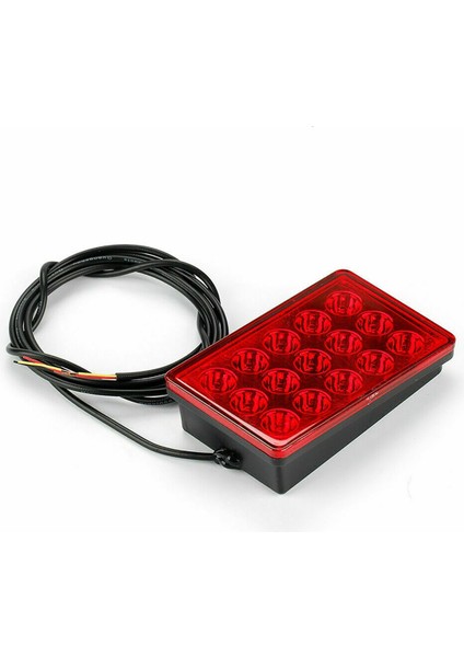 LED Araba Fren Lambası 15LED F1 Stili Evrensel Kabuk Pilot Lambası Araba Arka Spoyleri LED Fren Lambası Arka Lambası Kırmızı Kabuk (Yurt Dışından) indirimleri