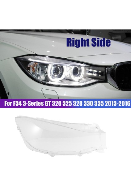 Bmw F34 3 Serisi Gt 2013-2016 Araç Far Mercek Kapağı Abajur Merceği Far Kabuğu Kapağı Için Uygundur (Yurt Dışından) fiyatları