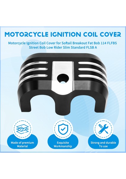 Motolet Ateşleme Bobini Kapağı Harley Softail Breakout Fat Bob 114 Flfbs Street Bob Low Rider Slim Standard Flsb A (Yurt Dışından) fırsatları