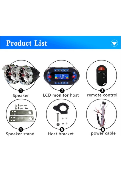 Motolet Bluetooth Hoparlör Amplifikatör Çıkışı 2.1A Müzik Mp3 Çalar Hırsız USB Fm Radyo Stereo Hoparlör MT730 Siyah (Yurt Dışından) indirimleri
