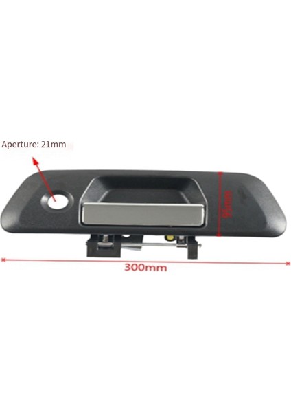Anahtar Deliği Olan Araba Bagaj Kapağı Kolu 90606-4JG0B 906064JG0B Nissan Navara NP300 Frontier D23 2014+ (Yurt Dışından) modelleri