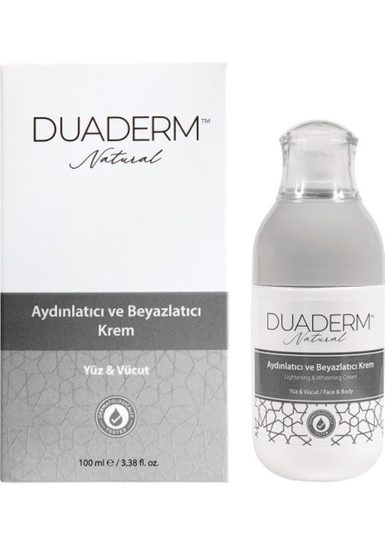 Yüz ve Vücut Aydınlatıcı & Beyazlatıcı Krem 100 ml modelleri
