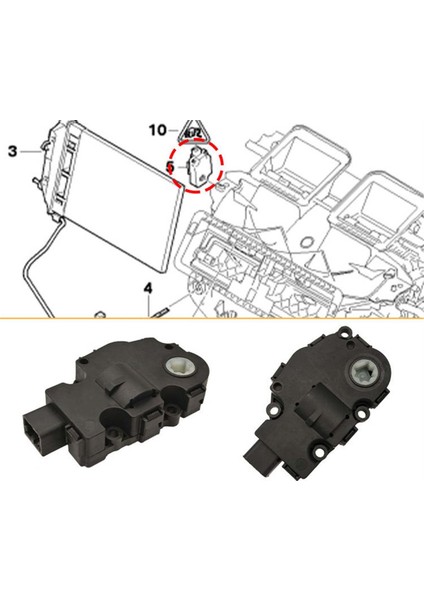Araba Hvac Hava Kapısı Aktüatörü A/c Servo Motor Buharlaştırıcı Motor 64119321034 Bmw 1 3 4 Serisi E87 E90 F20 F30 F32 F33 (Yurt Dışından) fiyatları