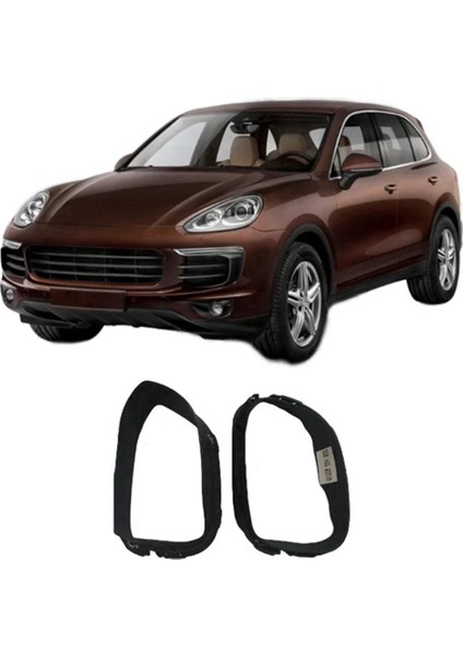 95850583710 95850583810 Porsche Cayenne 958.2 2015-2017 Için Araba Kuyruk Boğaz Egzoz Çerçevesi (Yurt Dışından) fırsatları