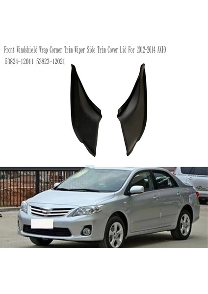 Toyota Corolla Japan 12-14 Axıo 53824-12011 53823-12021 Için Sol Sağ Otomatik Ön Çamurluk Kaput Yan Conta Trim Kapağı (Yurt Dışından) indirimleri
