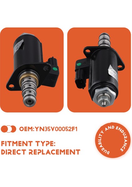YB35V00005F1 KDRDE5K-31 30C50-107 Kobelco SK200-6E SK230-6E Için Solenoid Valf (Yurt Dışından) indirimleri