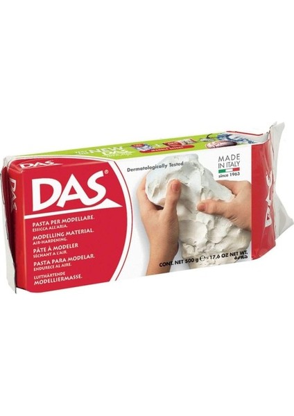 Seramik Hamuru Beyaz 1/2 Kg. (500 Gram) - 1 ADET