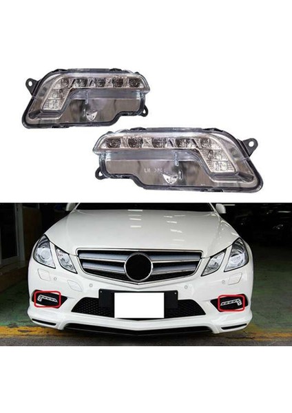 Mercedes W212 E300 E350 E500 E550 09-13 2128200856 Için Sağ Gündüz Farı LED Sis Lambası Sürücüsü (Yurt Dışından) modelleri