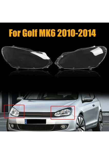 Golf 6 -Mk6 2010-2014 Araç Far Kapağı Şeffaf Lens Far Abajur Kabuğu (Sağ Taraf) (Yurt Dışından) fiyatları