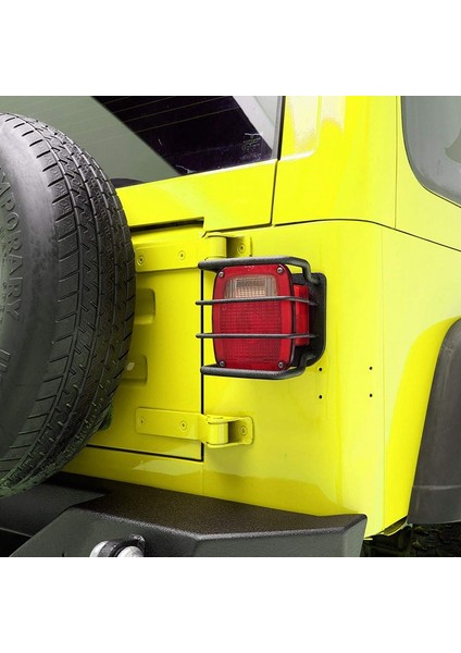 97-06 Jeep Wrangler Tj Yj'ye Uygun Arka Lamba Arka Lamba Koruyucu Çelik Koruyucu (Yurt Dışından) indirimleri