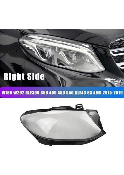 Mercedes-Benz W166 Gle W292 Gle-Coupe 2015-2019 Araç Far Mercek Kapağı Far Abajuru Kabuk Mercek Kutusu Için Uygundur (Yurt Dışından) modelleri