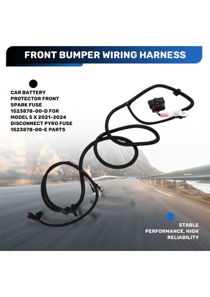 Tesla Model Y 2024 Ön Tampon Geri Vites Radarı Kablo Demeti Kemer Sis Lambası Arayüzü 1489045-04-D 148904504D (Yurt Dışından) fırsatları