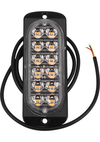 Adet 12 Ledli Amber Flaşörlü Kurtarma Flaşörü Araç Acil Durum Sinyal Lambası Turuncu Izgara Arıza Lambası Sis Lambası Işaret Lambası (Yurt Dışından) modelleri