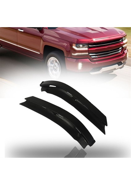 Chevrolet Silverado 1500 2016-2018 Için 84052264, 84052265 Sol ve Sağ Ön Tampon Dolgu Paneli (Yurt Dışından) modelleri