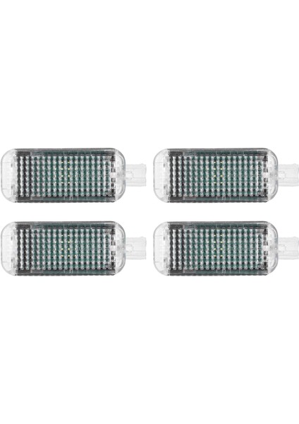 Adet LED Ayak Boşluğu Aydınlatması Iç Aydınlatma Kablo Demeti 4E0947415A Audi A3 A4 A5 A6 A7 A8 Q3 Q5 Q7 ile Uyumlu (Yurt Dışından)