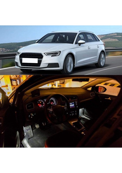 Adet LED Ayak Boşluğu Aydınlatması Iç Aydınlatma Kablo Demeti 4E0947415A Audi A3 A4 A5 A6 A7 A8 Q3 Q5 Q7 ile Uyumlu (Yurt Dışından) indirimleri