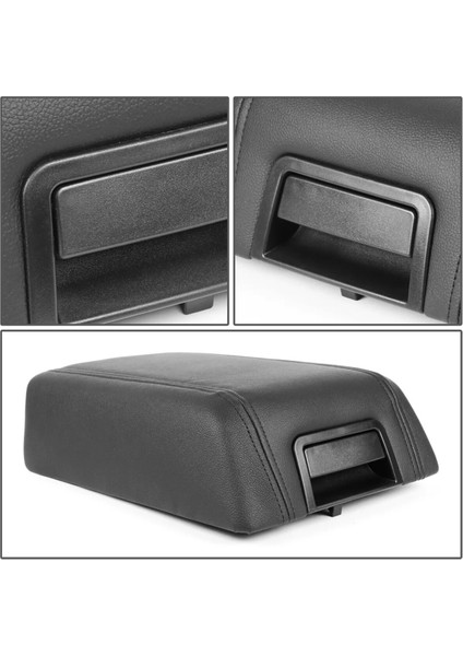 Ford F-150 F150 Lincoln Mark Lt 2004-2008 Kol Dayanağı Mandalı Kutusu Ped B Için Araç Orta Konsol Kol Dayanağı Kapağı Kapağı GECS-004-BK (Yurt Dışından) indirimleri