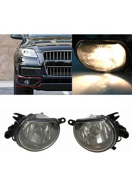 Çift Paket Araba Sis Lambası Sürüş Lambası Far Tampon Lambası Audi Q7 A3 4L0941699A 4L0941700A (Yurt Dışından) indirimleri