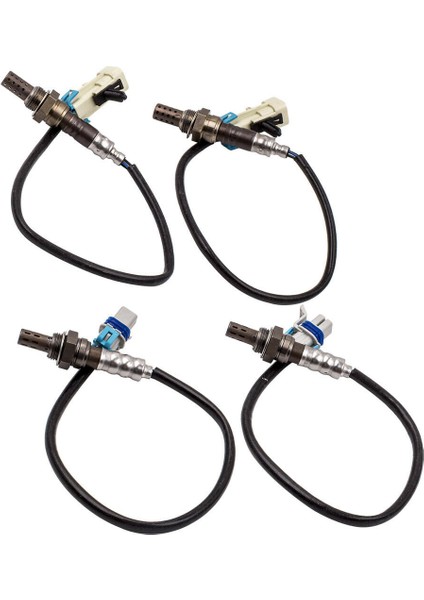 Cadillac Escalade Chevrolet Silverado Tahoe Gmc Yukon Sierra 12609457 12611165 92457789 Için 4 Adet O2 Oksijen Sensörü (Yurt Dışından)