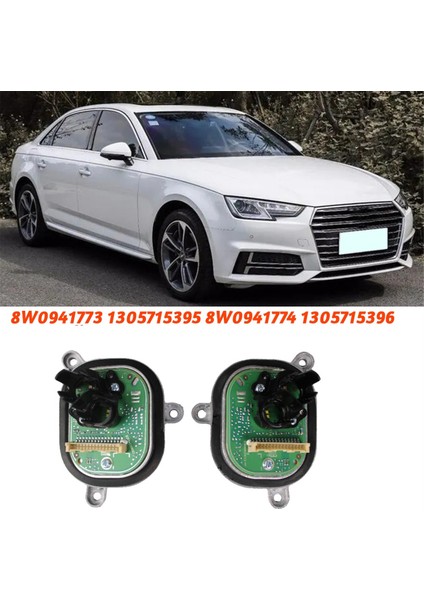 Audi A4 S4 2017-2019 Için Sol Ön Far Gündüz Farı Modülü 8W0941773 LED Gündüz Farı Kontrol Ünitesi 1305715395 (Yurt Dışından) indirimleri