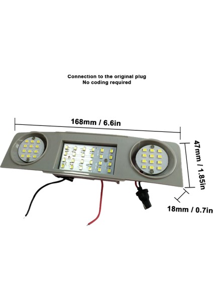 Adet Ön+Arka Araç Tavan Lambası Tavan Okuma Lambası - Passat cc Golf 4 5 6 Plus Jetta 1k2 Scirocco Sharan Tiguan (Yurt Dışından) fırsatları
