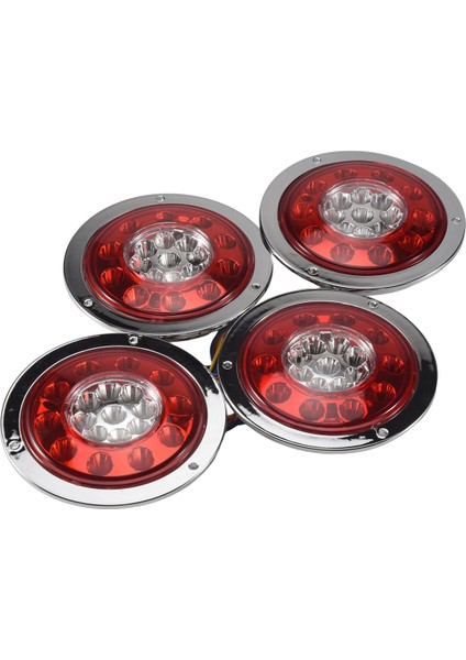 4'lü Paket Yuvarlak 19 LED Arka Stop Lambası Arka Fren Sinyal Lambası Römork Kamyon Van (Yurt Dışından) fiyatları
