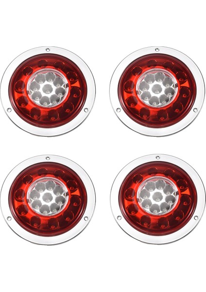4'lü Paket Yuvarlak 19 LED Arka Stop Lambası Arka Fren Sinyal Lambası Römork Kamyon Van (Yurt Dışından) modelleri