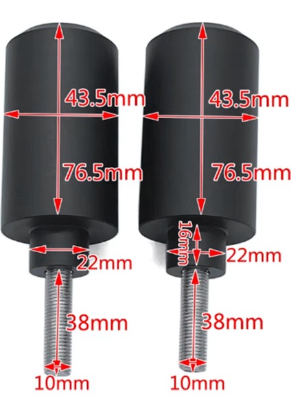 Motolet Çerçeve Kaydırıcıları Yamaha Fz1 Fz-1 2006-2008 Motolet Aksesuarları Için Çarpışma Düşme Koruması (Yurt Dışından) fırsatları