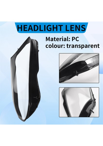 Mercedes Benz W205 C180 C200 C260L C300 2015-2017 Sağ Ön Far Far Lambası Mercek Kapağı Abajur Kabuğu (Yurt Dışından) indirimleri