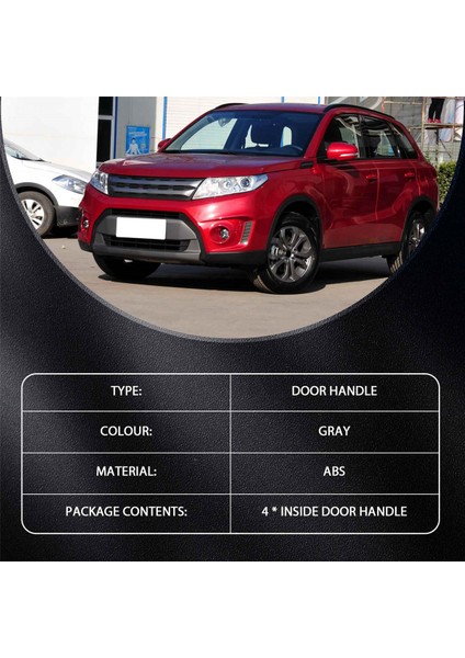 Suzuki Grand Vitara Gri 95-01 83130-60G01 83110-60G01 Için 4 Adet Iç Kapı Kolu Ön Arka Sol Sağ (Yurt Dışından) modelleri