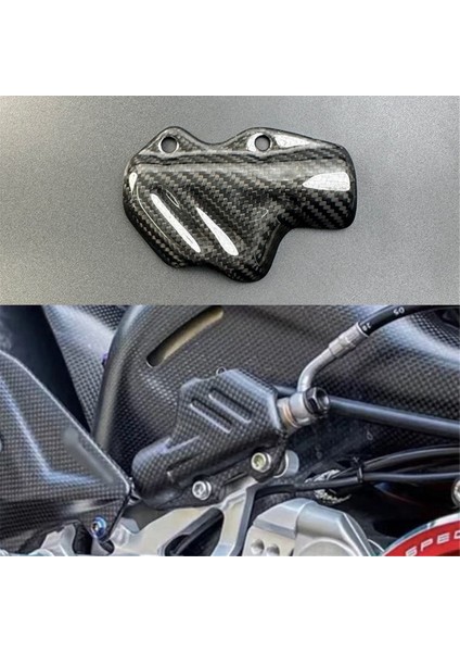 Ducatı Panigale V4 Sr V2 Streetfighter V4/s Koruma Kapağı Için Motolet Karbon Fiber Arka Fren Pompası Kapağı (Yurt Dışından) fiyatları