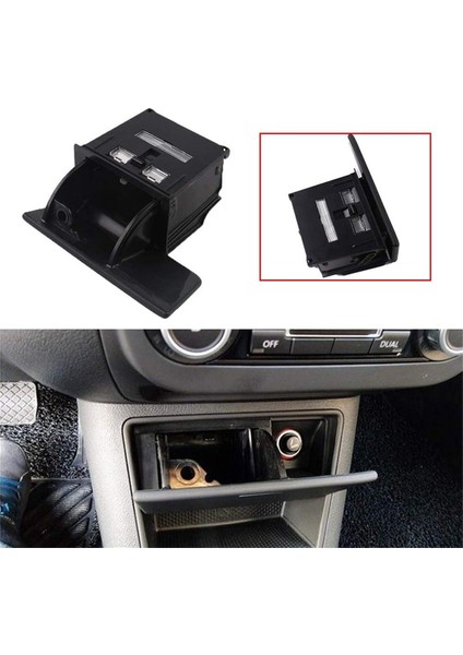 Araba Küllük Konsol Saklama Kutusu Takılabilir Saklama Kutusu Vw Golf Tiguan 2009-2014 5ND857961 5M1857309B (Yurt Dışından) fiyatları