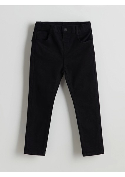 Lcw Kids Siyah Beli Ayarlanabilir Erkek Çocuk Pantolon