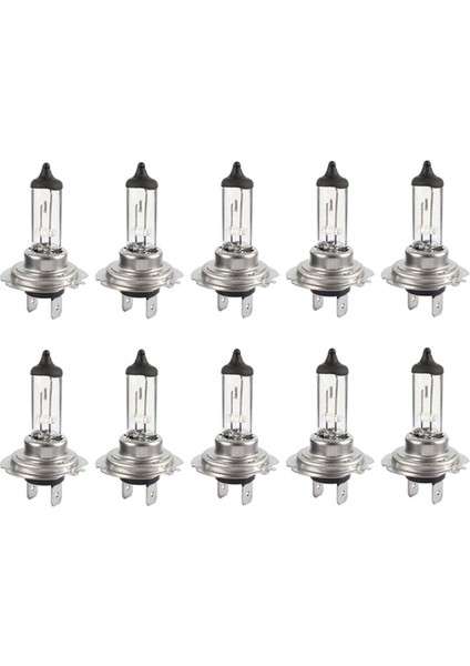 10 Adet 55W H7 Halojen Ampuller Araç Sis Farı Halojen Lamba Sıcak Işık Oto Aksesuarları Evrensel Far Ampulleri (Yurt Dışından)
