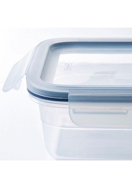 Adet Vakumlu Saklama Kapları 1,0 Litre Ikea Gri-Mavi Dikdörtgen Saklama Kutusu fiyatları