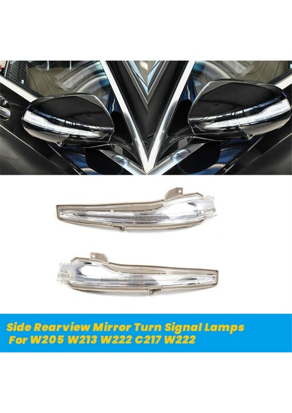Mercedes Benz W205 W213 W222 C217 A0999067301 A0999060243 Için 1 Çift Yan Dikiz Aynası Dönüş Sinyali Gösterge Işığı (Yurt Dışından) fiyatları