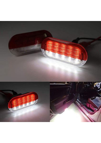 Golf 4 Mk4 Bora 6r 1j0 949 105A 1J0949105A 1J0947413 Için 2 Adet LED Kapı Uyarı Lambası (Yurt Dışından) fiyatları