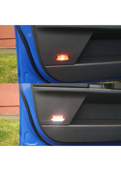 Golf 4 Mk4 Bora 6r 1j0 949 105A 1J0949105A 1J0947413 Için 2 Adet LED Kapı Uyarı Lambası (Yurt Dışından) fırsatları
