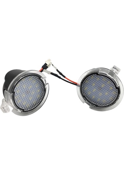 Ford F-150 Edge Mondeo 5 S-Max Taurus Ex Flex Explorer Expedition Raptor Için LED Yan Ayna Su Birikintisi Işıkları (Yurt Dışından)