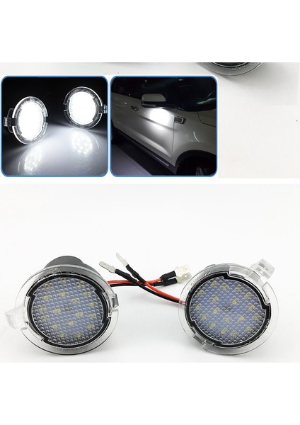 Ford F-150 Edge Mondeo 5 S-Max Taurus Ex Flex Explorer Expedition Raptor Için LED Yan Ayna Su Birikintisi Işıkları (Yurt Dışından) modelleri