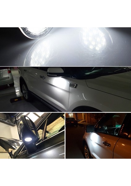 Ford F-150 Edge Mondeo 5 S-Max Taurus Ex Flex Explorer Expedition Raptor Için LED Yan Ayna Su Birikintisi Işıkları (Yurt Dışından) indirimleri