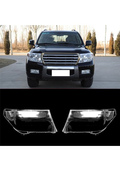 Toyota Land Cruiser LC200 2008-2012 Sağ Far Kabuğu Abajur Şeffaf Mercek Kapağı Far Kapağı (Yurt Dışından) modelleri