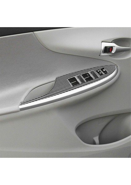Toyota Corolla 2007-2013 Cam Kaldırma Anahtarı Paneli Kapağı Trim Sticker Iç Aksesuarlar Için Karbon Fiber (Yurt Dışından) indirimleri