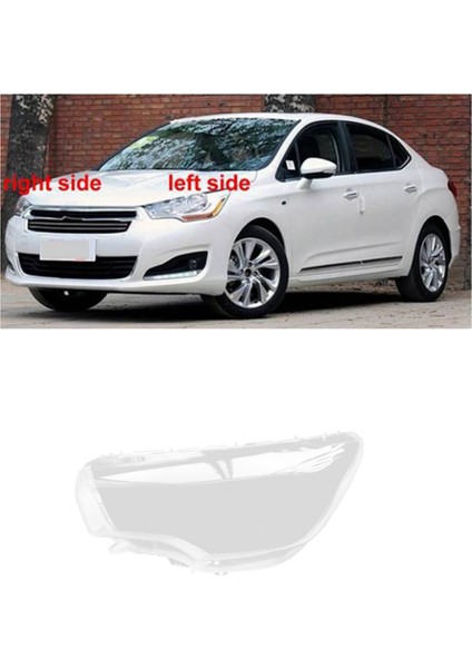 Citroen C4L 2013-2015 Için Sol Far Kabuğu Abajur Şeffaf Mercek Kapağı Far Kapağı (Yurt Dışından) fiyatları