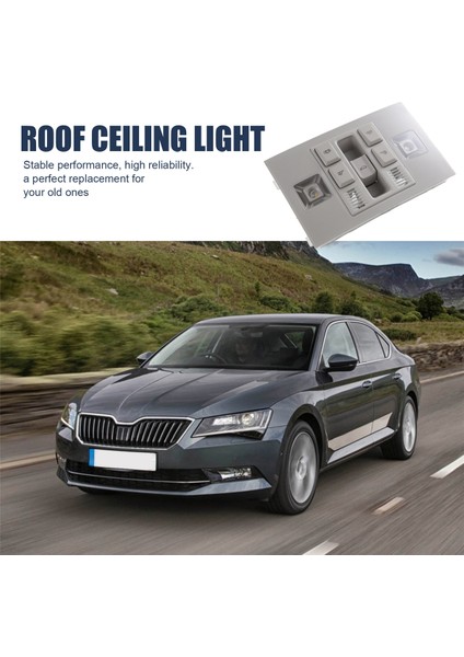 LED Okuma Hafif Çatı Tavan Kubbe Lambası 5NG947105A Vw Golf Mk7 2015-2017 Tiguan L Iı Mk2 Süper 2016-2017 (Yurt Dışından) indirimleri